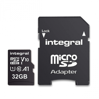 Karta Pamięci SDXC INTEGRAL 32GB + Adapter High Speed